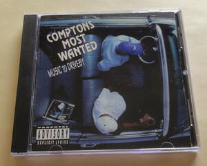 Comptons Most Wanted / Music To Driveby CD 　Gangsta G-RAP Hip Hop Scarface ギャングスタラップ