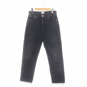 シチズン オブ ヒューマニティー 22AW アパルトモン取扱 BEVERLY DENIM デニムパンツ ジーンズ カットオフ ボタンフライ 26 黒