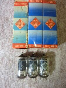 ◆TELEFUNKEN/真空管 ECC802S ダイヤマーク付　3本セット　（01）◆