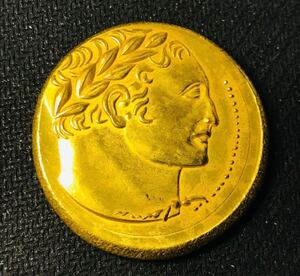 古代ギリシャ 貿易金貨 海外外国 旧貨幣 記念章メダルレトロコイン硬貨古銭コレクション 旧家蔵出し（k-883）