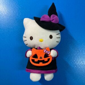 ★送料無料22★　【美品】☆ハロウィン　Halloween　ハローキティ　コラボ　マスコット　ぬいぐるみ☆ ハロウィーン