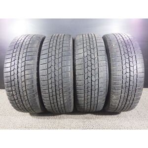 グッドイヤー ICE NAVI6 225/55R17 4本SET◎2017年製8~9分山スタッドレス◎中古 特筆すべき損傷なし◎旭川手渡し可◎スカイライン等に