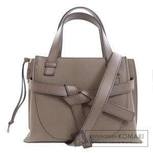 LOEWE ロエベ ゲートトップ 2WAY ハンドバッグ カーフ レディース 中古