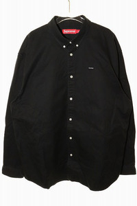 シュプリーム SUPREME SMALL BOX SHIRT BLACK XL スモール ボックス シャツ 長袖 ブラック 【ブランド古着ベクトル】☆AA★241220 メンズ