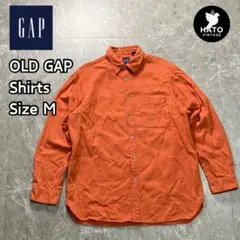 OLD GAP 90s 00s コットン長袖シャツ サイズM