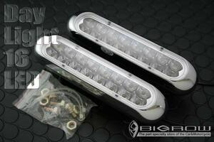 LEDデイライト 16 LED BIGROW Day Light (青)