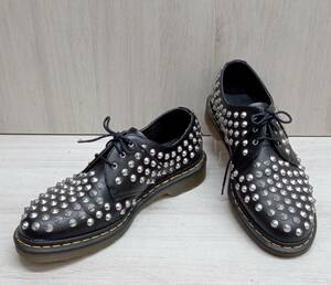 Dr.Martens/ドクターマーチン/ブーツ/ HARLEN ALL STUD 3EYE SHOES/ブラック/UK10 EU45