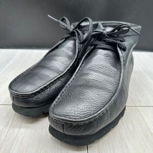 【CLARKS】クラークス ゴアテックス 27 ワラビー レザー ブラック