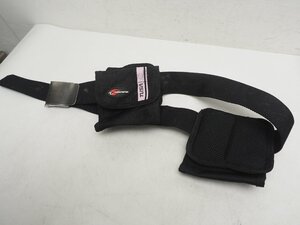 USED TUSA ツサ ステンレスバックル付 ポケットウェイトベルト サイズ:134cm ランク:AA ウエイトベルト ダイビング用品 [1M-57967]