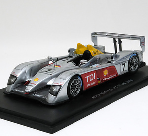 SPARK スパーク 1/43 AUDI R10 TDI LM #7 / アウディ R10 TDI 2006 ル・マン3位入賞車 R. カペッロ/T. クリステンセン/A. マクニッシュ