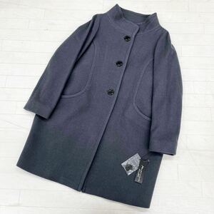 1386◎ 新品未使用 MAISON de JUNKO メゾン ド ジュンコ JUNKO KOSHINO トップス コート フルボタン グレー レディース38