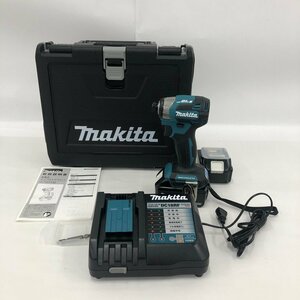 makita マキタ 充電式インパクトドライバ TD173D 8586V4-4 充電器 説明書 ケース付き 通電〇【CKAS8003】