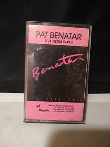 T6372　カセットテープ　パット・ベネター　PAT BENATAR / LIVE FROM EARTH