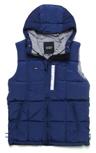 未使用 メンズ S QUILTING DOWN VEST M316107 NAVY / キルティング ダウン ベスト MARATHON JACKSON マラソン ジャクソン