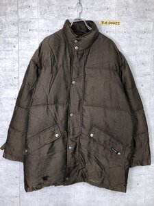 TRUSSARDI トラサルディ メンズ 比翼ジップ 中綿 ジャケット 大きいサイズ XL グレー焦げ茶