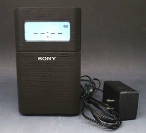 [ZEROnet]★SONY ソニー ホームラジオ SRF-V1BT Bluetooth対応 FM/AMラジオ ACアダプター付き スピーカー 動作確認済み★R611-29