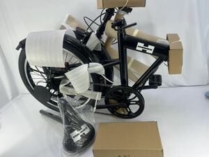HUMMER ハマー　折りたたみ自転車 　FDB206Z-DK　 ブラック　外箱破損品　2023年製
