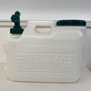 マグナムワイド10 ポリタンク 水筒 大容量 10L 水用 工事現場 作業現場 給水 スポーツ 試合 マラソン ランニング 大会 ベンチ