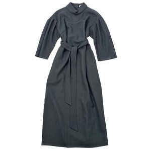 ARCHI LINARIA ONEPIECE ヘリンボーン 定価51,700円 sizeS GRAY アーキ ワンピース