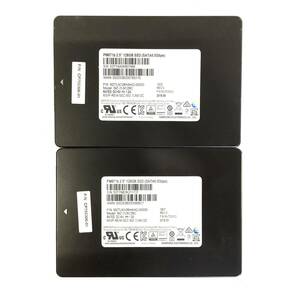 K60807154 SAMSUNG SATA 128GB 2.5インチ SSD 2点【中古動作品】