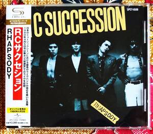 ☆彡名盤 高音質【帯付SHM-CD】RCサクセション / RHAPSODY ラブソディー →1980年4月 東京久保講堂LIVE・忌野清志郎・雨あがりの夜空に