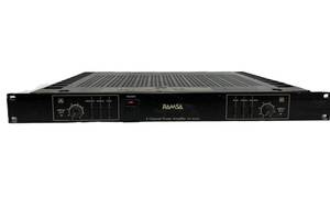 ① RAMSA WP-9055A 2チャンネルパワーアンプ 音響機材 ライブ 録音 オーディオ