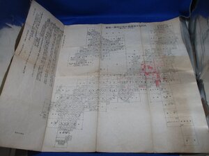 内務省地理調査所発行地図一覧図 （5万分の１地形図）　　昭和21年12月　　古地図　71703