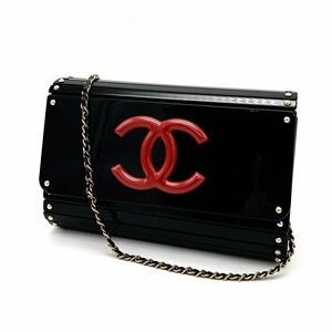 1円 CHANEL シャネル ココマーク プラ チェーン ショルダー バッグ dD0537N