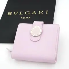 ✨未使用展示品✨　BVLGARI ミニ財布　ロゴマニア　クラシコ　バイカラー