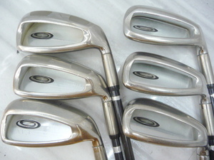 ☆ゴルフ MacGregor MACTEC NV3 マグレガー マックテック アイアン チタン 6本(#5/＃6/＃7/＃8/＃9/PW) FLEX:R 右利き用 メンズ(A11052)