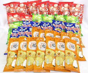 送料300円(税込)■ks613■◎菓子(オランダせんべい・ふわっと えび味 等) 4種 34点【シンオク】