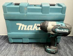 【中古品】makita マキタ 18V 充電式インパクトレンチ TW1001D 充電器(DC18RF) ケース付 コードレス 3753