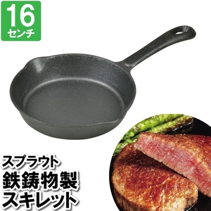 スキレット IH 片手鍋 16cm 鉄 キャンプ オーブン ガス ステーキ パンケーキ アヒージョ ハンバーグ 焼く 煮込み料理 M5-MGKPJ03213