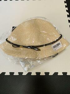 BEATON JAPAN 麦わら帽子　たためるUV対策　ホワイトベージュ　新品
