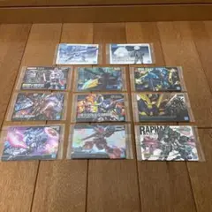 ガンプラパッケージアートグミ付属カード11枚セット