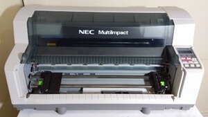 【埼玉発】【NEC】16インチドットインパクトプリンター　MultiImpact 700XE　★動作確認済★　(11-3189)