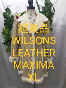 超美品 WILSONS LEATHER MAXIMA 本革コート XL