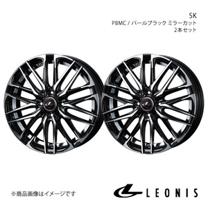 LEONIS/SK マーチ K13 アルミホイール2本セット【14×5.5J 4-100 INSET42 PBMC】0039045×2