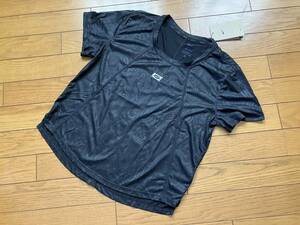 ♪新品タグ付 NIKE ナイキ 地模様グラフィック One Icon Tトップ 定価5,500円 黒 L ヨガ ダンス エクササイズ　Tシャツ