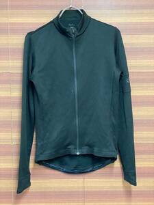 HQ779 ラファ RAPHA Classic Long Sleeve Jersey 長袖 サイクルジャージ 黒 XS ※動物の毛