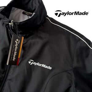 (新品) テーラーメイド Taylor Made フルジップ 立ち襟 中綿ジャケット M ブラック ゴルフ ジャケット 黒