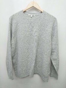 ◇ UNIQLO × JW Anderson JW スフレヤーン 長袖 ニット セーター サイズL グレー メンズ P