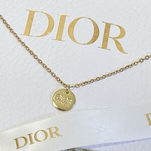 【新品未使用】Christian Dior クリスチャンディオール チャーム&ネックレス ペンダント ゴールド 45cm レディース メンズ 