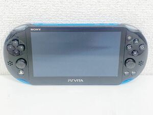 【現状品】SONY ソニー PlayStation Vita PSVITA PCH2000 アクアブルー メモリースティック32GB 本体のみ 通電未確認 SY