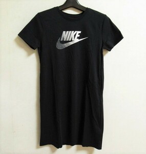 NIKE YTH ガールズ フューチュラ Tシャツ ワンピ 黒 ブラック 150 ナイキ ワンピース ロンT スポーツウェア ジュニア キッズ CV9658-010