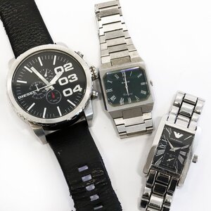 ジャンク時計☆DIESEL ディーゼル, RADO ラドー 腕時計 他3点おまとめ ※動作未確認◆おたからや【M-JW01259】同梱-2