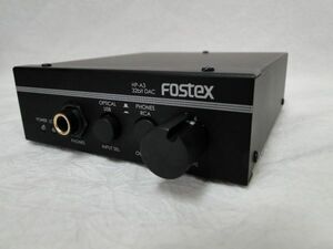 【1円スタート/通電確認品】Fostex HP-A3 ヘッドフォンアンプ 高性能32ビットDAコンバーター フォステックス/60サイズ