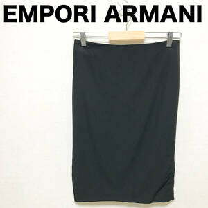 エンポリオ アルマーニ スカート 黒ブラック HNA2301-60-S3-M3
