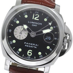 パネライ PANERAI PAM00156 ルミノール GMT レガッタ デイト 自動巻き メンズ 良品 _826048