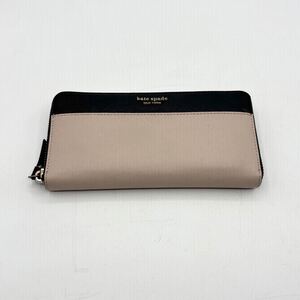 1円スタート　kate spade new york財布　ケイトスペード　長財布　財布　 ロングウォレット　 無地　0117b